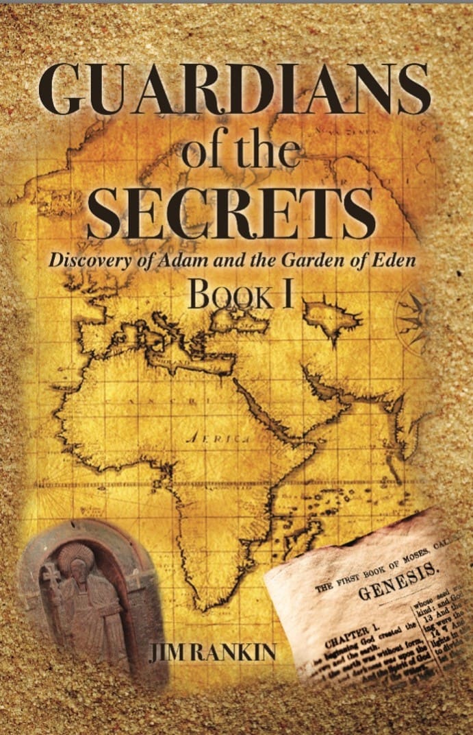 A book cover with an old map and a picture of a woman.